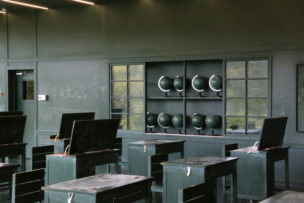 modern classroom setup